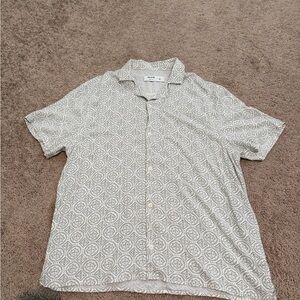 Men's Gray Patterned Shirt